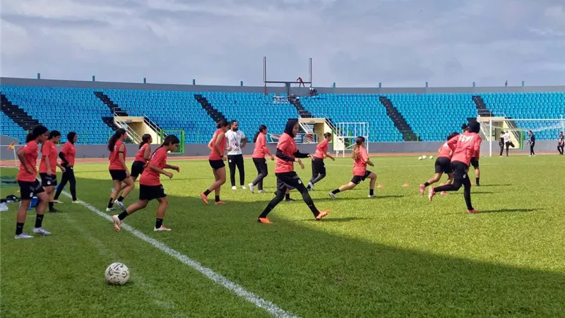 منتخب مصر للكرة النسائية يختتم تدريباته قبل مواجهة غينيا الاستوائية