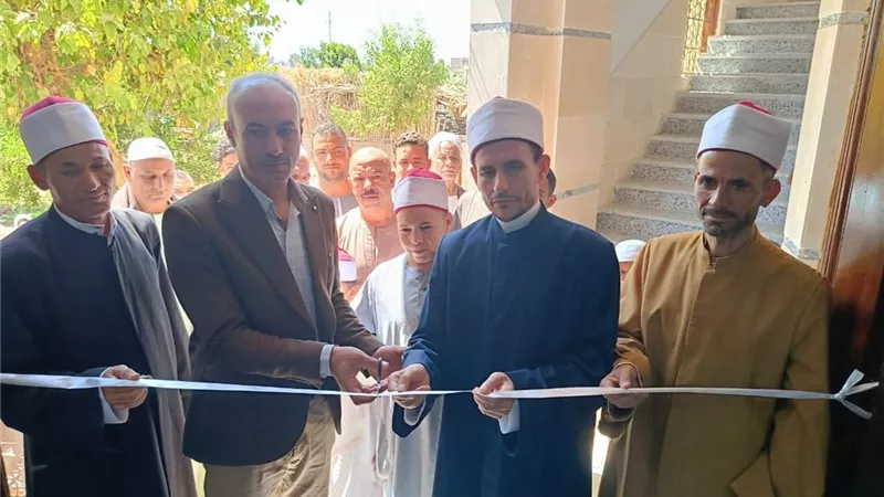 بنى سويف : افتتاح مسجد الرحمن بالفشن بعد تجديده بتكلفة 4 ملايين