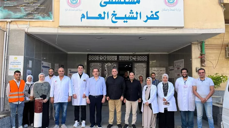 نائب وزير الصحة يتفقد مستشفى كفر الشيخ العام في زيارة مفاجئة 