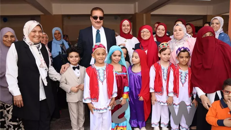  باستثمارات 28 مليون جنيه .. محافظ المنوفية يفتتح مدرسة شبين الكوم الرسمية الحديثة للغات