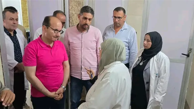 وكيل صحة الدقهلية يقود جولة ميدانية موسعة داخل مستشفى المنزلة |صور