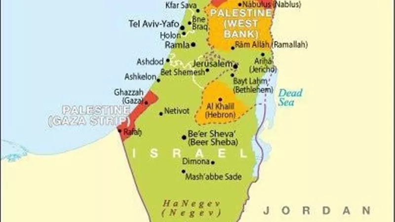 لأول مرة.. بريطانيا تُدرج دولة فلسطين على خرائطها| صورة 