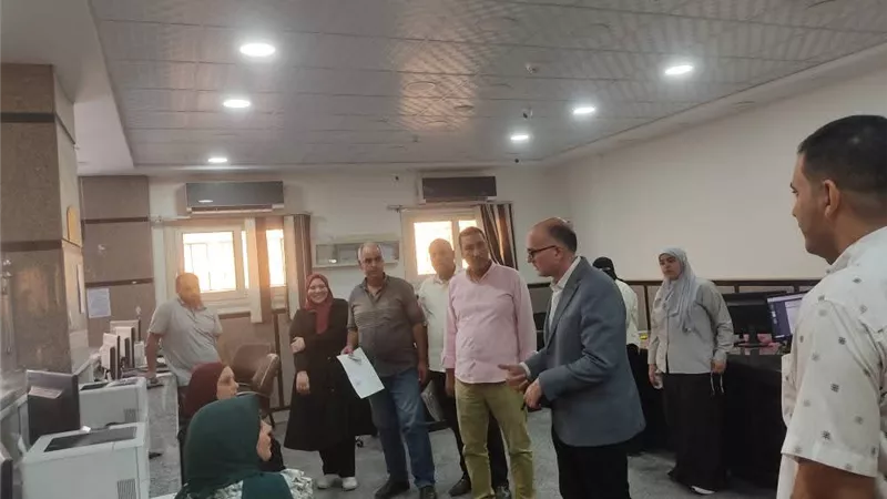  متابعة انتظام العمل واستلام ملفات التصالح بالمركز التكنولوجي بسيدي غازي