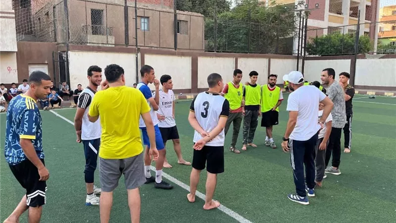 انطلاق الدوري الرياضي بمركز شباب الضباعنة في مركز ببا بني سويف 