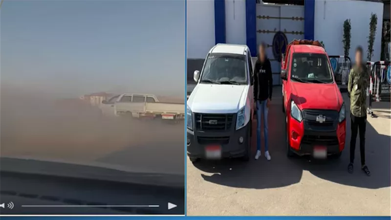 «كنا بنهزر»| ضبط المتهمين بأداء حركات استعراضية بسيارات نقل في المنوفية