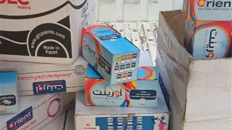 «تموين الأقصر»: ضبط 600 عبوة دهانات مجهولة المصدر 