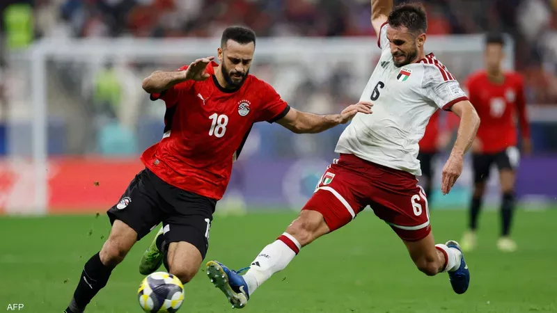 القنوات المفتوحة الناقلة لمباراة مصر والأردن ببطولة كأس العرب