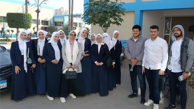 زيارة ميدانية لطلاب كلية التمريض بجامعة كفر الشيخ لشركة المياه بالمحافظة