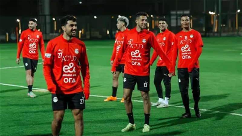 تدريب مسائي لمنتخب مصر اليوم استعدادا لودية نيجيريا