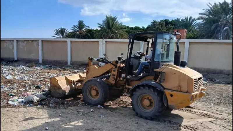 رئيس مدينة بورفؤاد يتابع جهود منظومة النظافة العامة