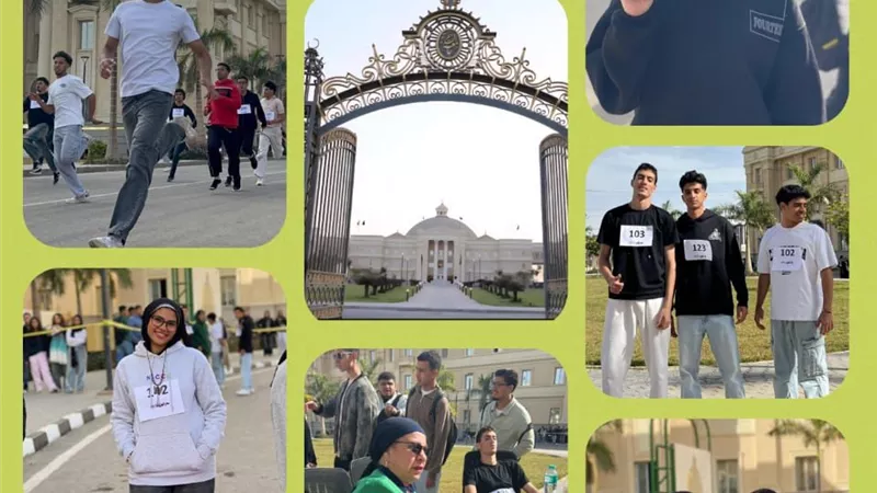  70 طالبًا يشاركون فى  مسابقات ماراثون الـ 1000 متر بالقاهرة الأهلية 