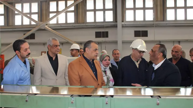 وزير الإنتاج الحربي: منتجات شركة حلوان تساهم في خفض الفاتورة الاستيرادية