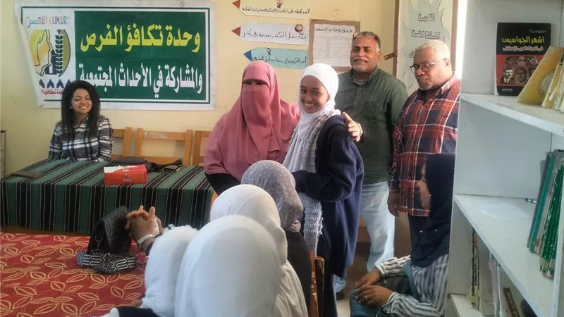 تكافؤ الفرص بالبياضية يقود حملة توعية لتمكين الفتيات ومناهضة العنف بالأقصر