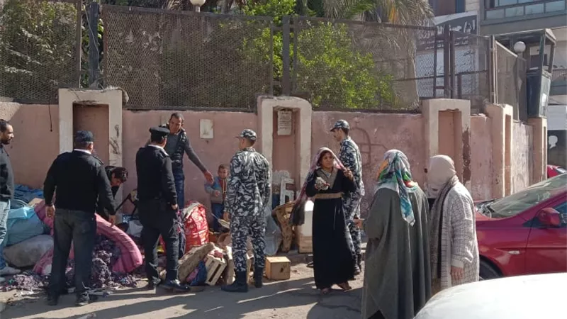 تحرير محضرين لنباشين و5 أخرى لمحال تخالف قانون المخلفات الإسماعيلية