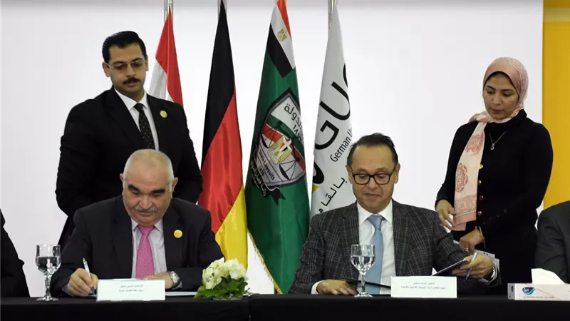 تعاون قانوني وأكاديمي بين الجامعة الالمانية بالقاهرة وهيئة قضايا الدولة