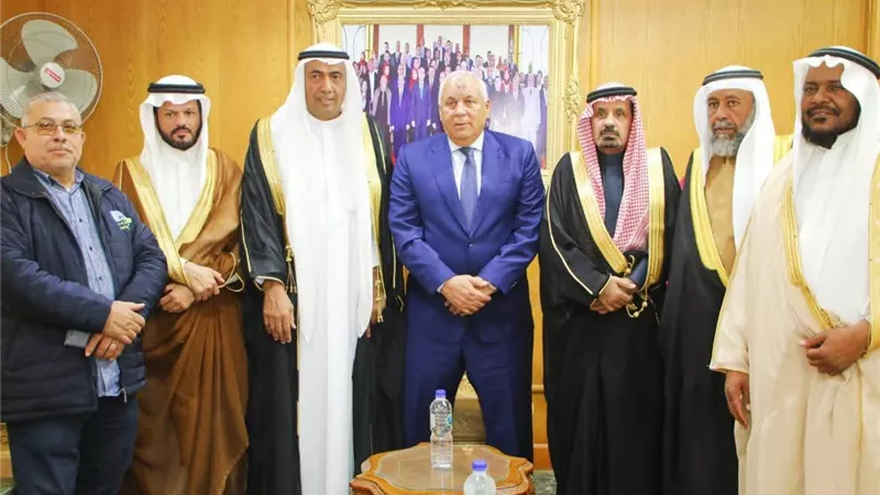 محافظ الوادي الجديد يلتقي وفدا سعوديا من الخبراء الزراعيين