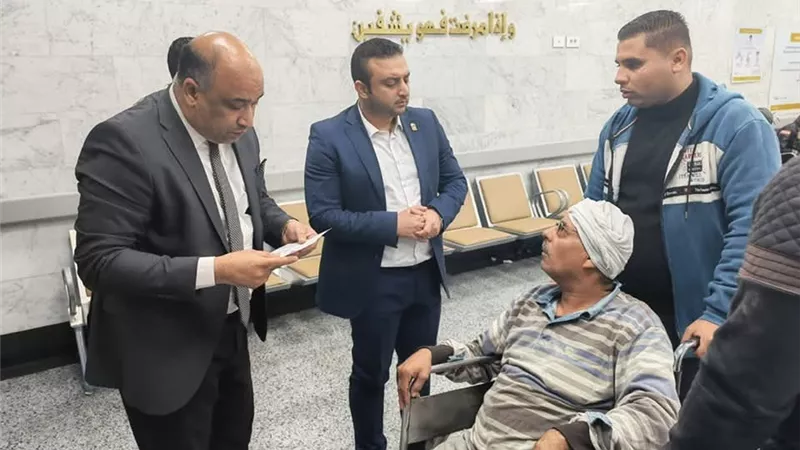جولة تفقدية لمدير الرعاية الصحية بالأقصر بطوارئ مستشفى الكرنك