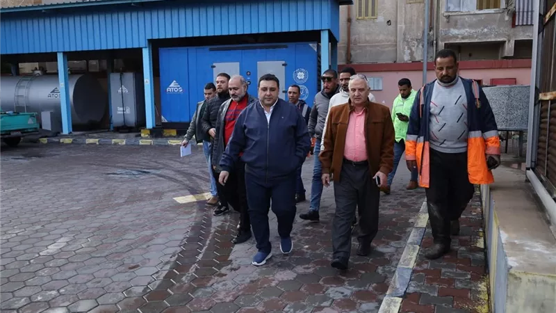 رئيس شركة مياه البحيرة يتابع ميدانيا جاهزية المحطات لمواجهة تقلبات الطقس