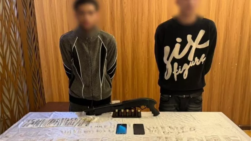 عقب تداول الفيديو ..سقوط تشكيل عصابى يروج المخدرات 