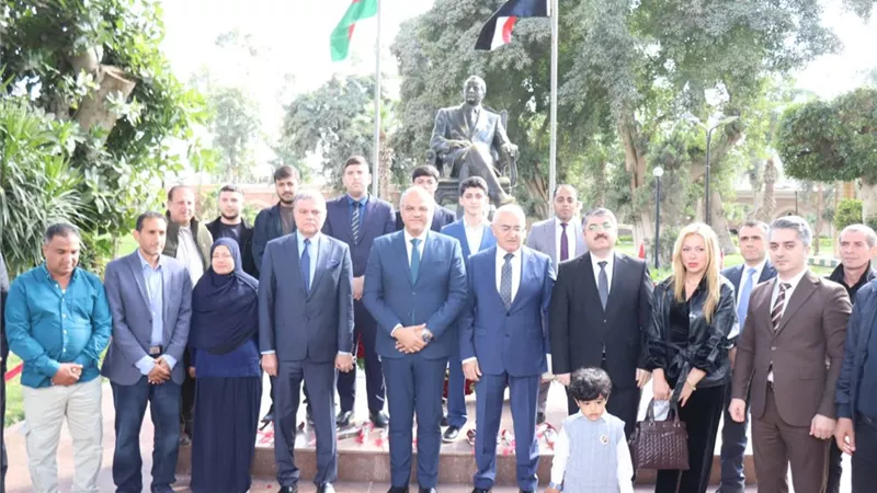 محافظ القليوبية يستقبل سفير أذربيجان في ذكرى وفاة حيدر علييف بالقناطر
