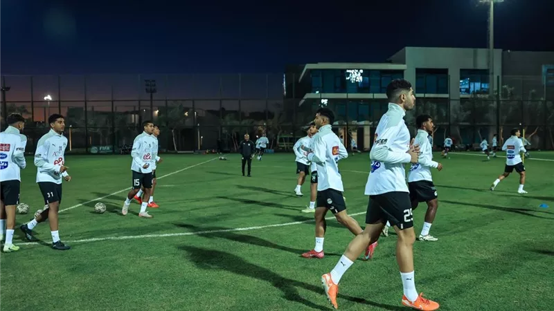 منتخب مصر 2007 يواصل تدريباته بمركز المنتخبات الوطنية| صور