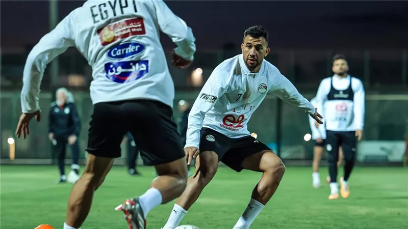 منتخب مصر يخوض تدريبًا مسائيًا بمركز المنتخبات استعدادًا لأمم أفريقيا 