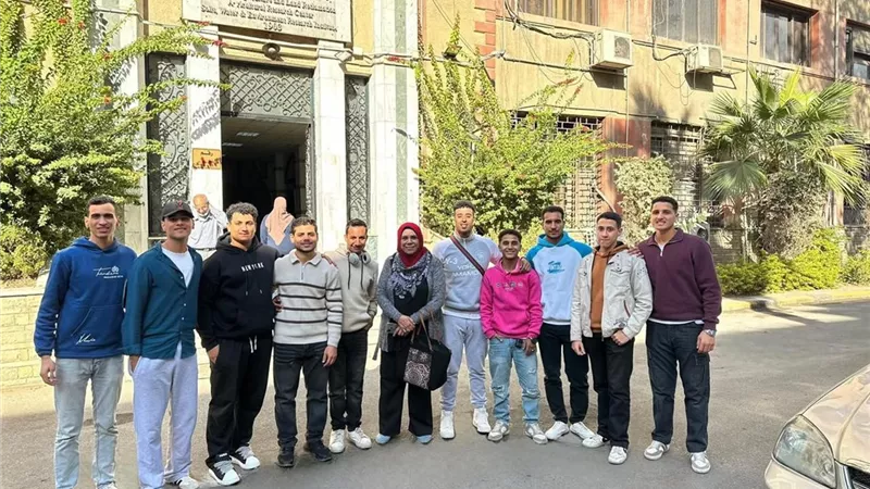 طلاب جامعة الدلتا التكنولوجية في زيارة لمركز البحوث الزراعية