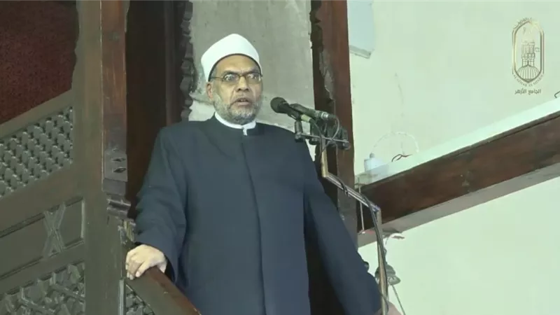 خطيب الجامع الأزهر: الوقت نعمة عظيمة يجب أن نغتنمها في مرضاة الله