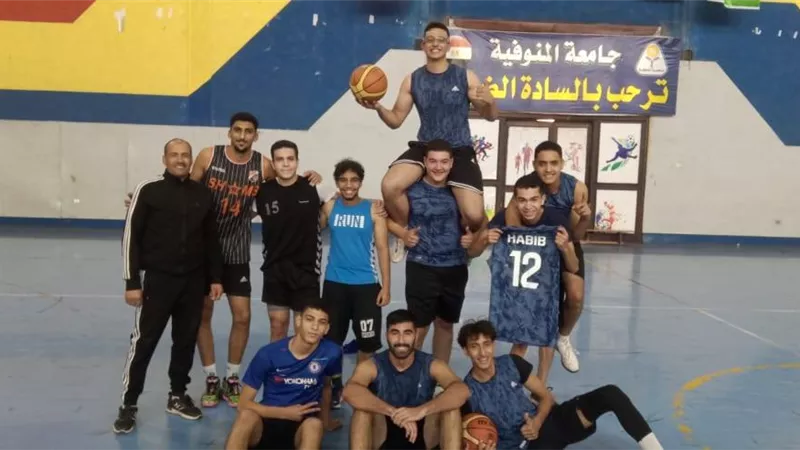 جامعة المنوفية الأهلية تتوج بدوري الجامعات للسلة