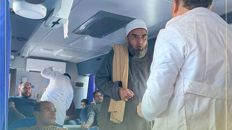 مديرية أوقاف دمياط تشارك في الحملة القومية للتبرع بالدم