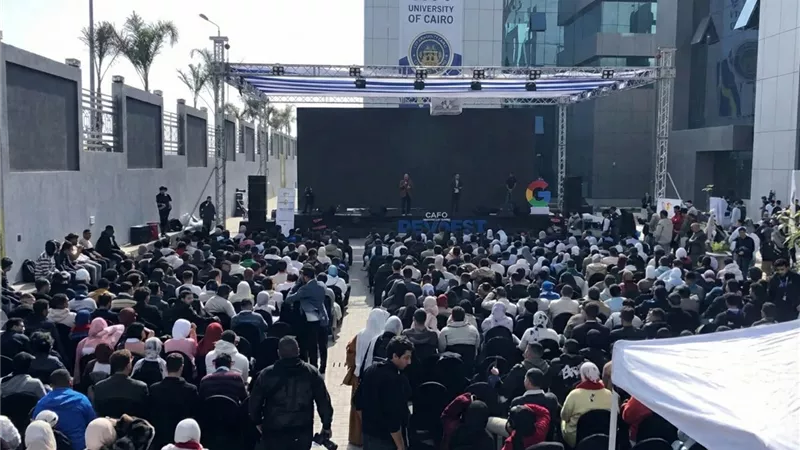 طلاب جامعة بني سويف في قلب التكنولوجيا العالمية بمؤتمر مطوري جوجل