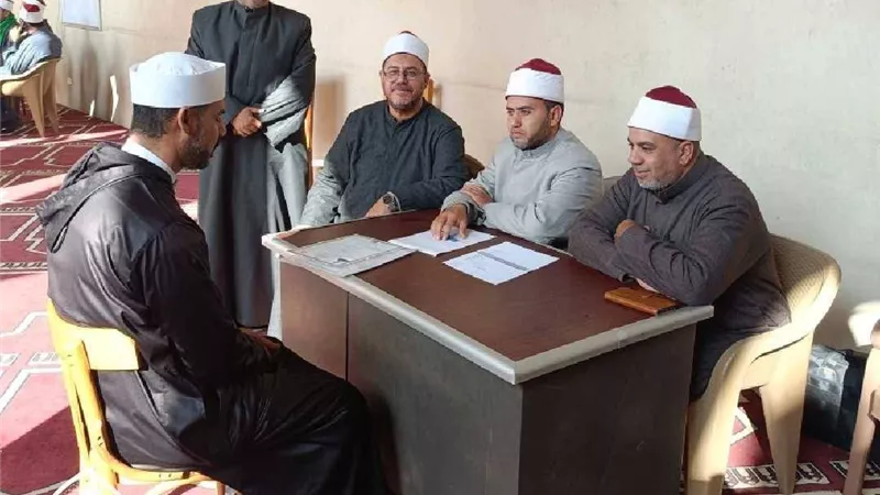 انطلاق اختبارات خطباء المكافأة الجدد بمديرية أوقاف دمياط