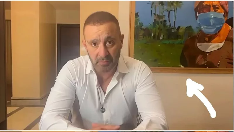 أول تعليق من رسام لوحة «المليجي بالكمامة» بعد ظهورها في فيديو 