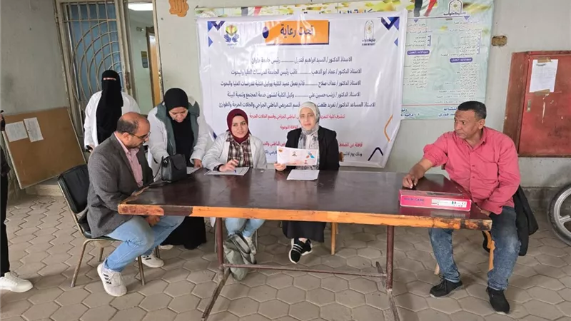 «العاصمة» تُطلق قافلة صحية وتوعوية للعاملين والطلاب بالجامعة