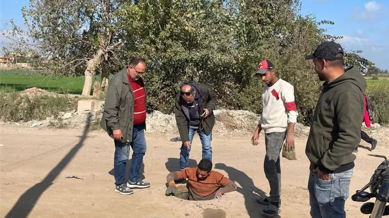 مياه البحيرة تُنهى الوصلات المنزلية بمشروعات «حياة كريمة» بأبو المطامير
