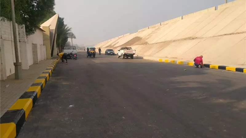 محافظ الجيزة يتابع أعمال تطوير طريق الشورى لربطه بـ