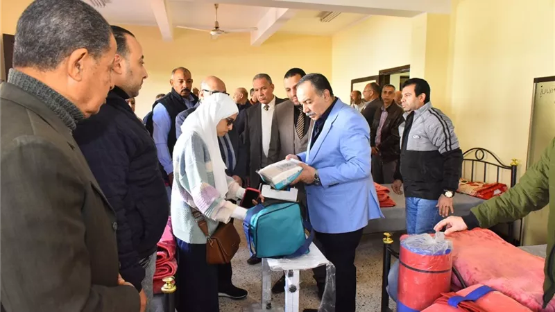 محافظ أسيوط يتفقد أعمال تطوير مدرسة التربية الفكرية المشتركة