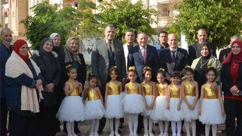 رئيس جامعة دمياط يشهد قافلة توعوية بأهمية ترشيد المياه والطاقة