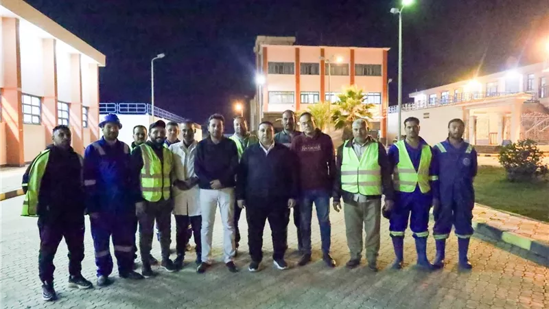 «التراس» يتفقد «منشأة نصار» ليلاً لضمان مياه شرب آمنة