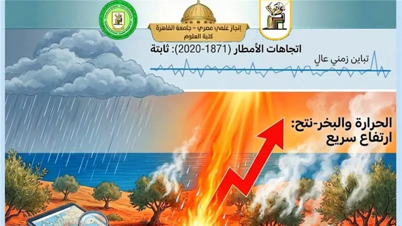 بحث علمي في جامعة القاهرة ينفي جفاف منطقة البحر المتوسط| تفاصيل