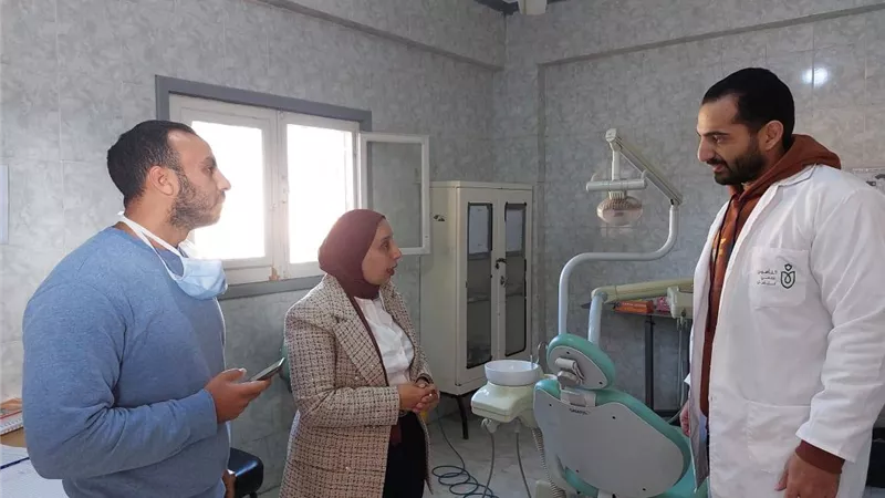 وكيل وزارة الصحة تتفقد وحدة طوسون لمتابعة مستوى الخدمات الطبية