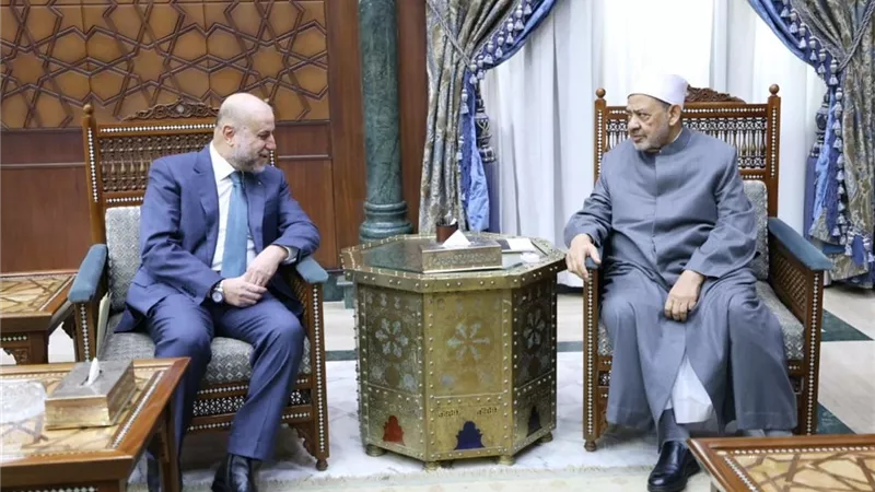 شيخ الأزهر لقاضي قضاة فلسطين: لم ندخر جهدًا في التعريف بحقوق الفلسطينيين