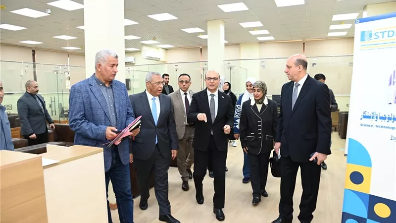 رئيس جامعة أسيوط يستقبل الرئيس التنفيذي لهيئة تمويل العلوم والتكنولوجيا 