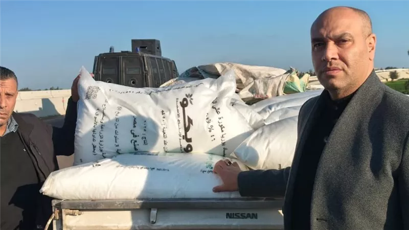 ضبط 2 طن أسمدة زراعية مدعمة قبل بيعها بالسوق السوداء في كفر الشيخ 