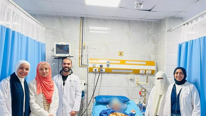 إنقاذ حياة فتاة تعاني من «الوهن العضلي الوبيل» وفشل تنفسي حاد بالشرقية 