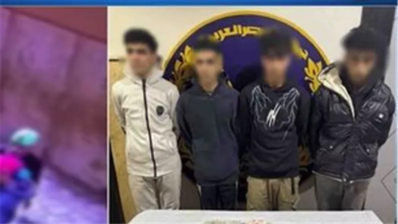 القبض على 4 أشخاص بحوزتهم كمية من المخدرات في شبرا الخيمة 