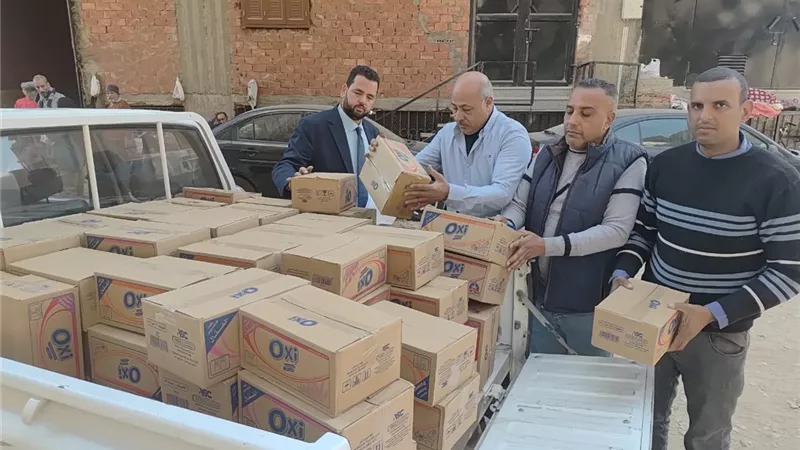 ضبط 2160 كيس منظفات بدون فواتير في حملة بالأقصر