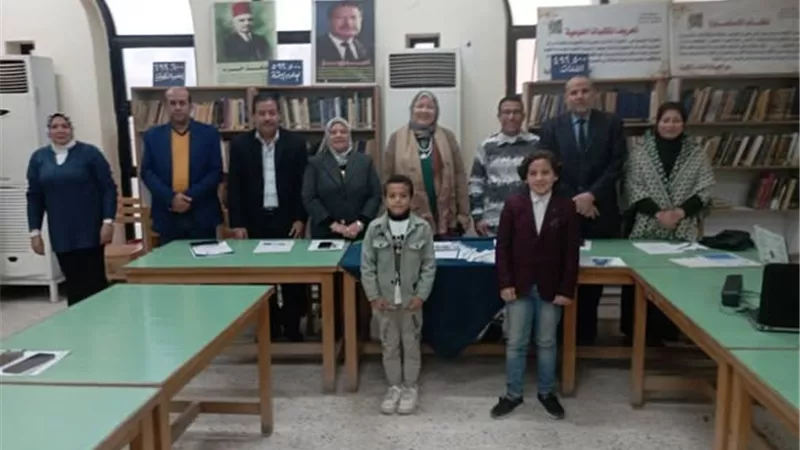 مدير «تعليم بني سويف» تشهد عرض مشروع طلابي بمدرسة قاي الحديثة الابتدائية