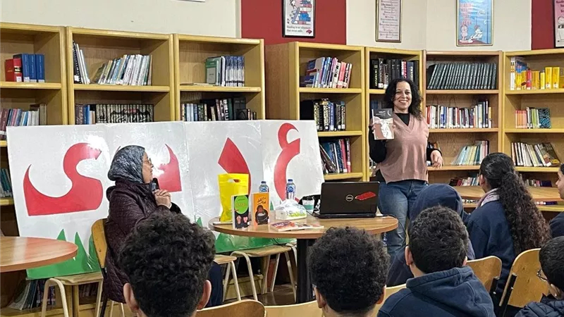 «لا لن يهاجر» يفتح حوار الانتماء مع طلاب مدرسة التربية الحديثة