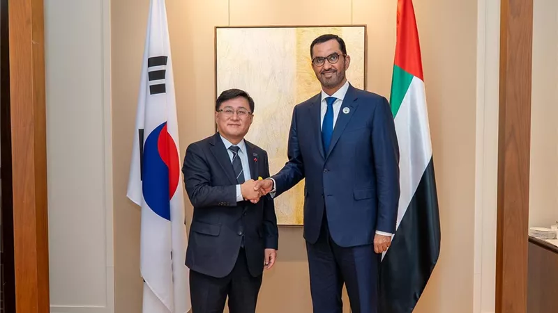 الإمارات وكوريا الجنوبية تبحثان تعزيز التعاون بقطاعات الطاقة والتكنولوجيا
